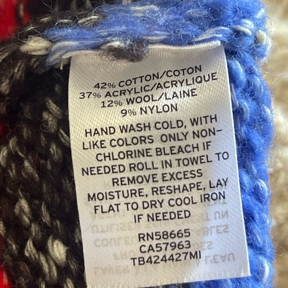 Treasure & Bond Knit Sweater Four Stripe Color Block Size Medium - Picture 6 of 10